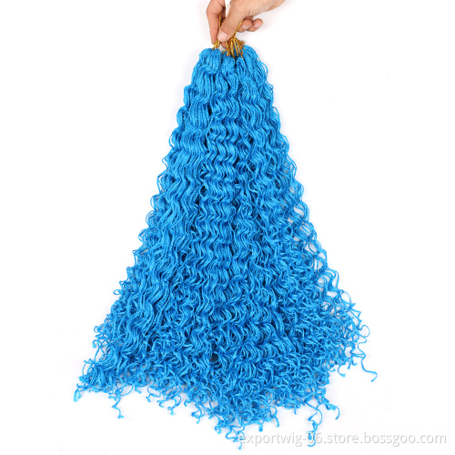 Fashion 22 Inch Zizi Crochet Hair Curly Style Synthetic Hair Extension Crochet Braiding Hair High Quality